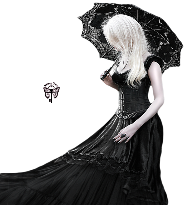 Femme Goth Ombrelle